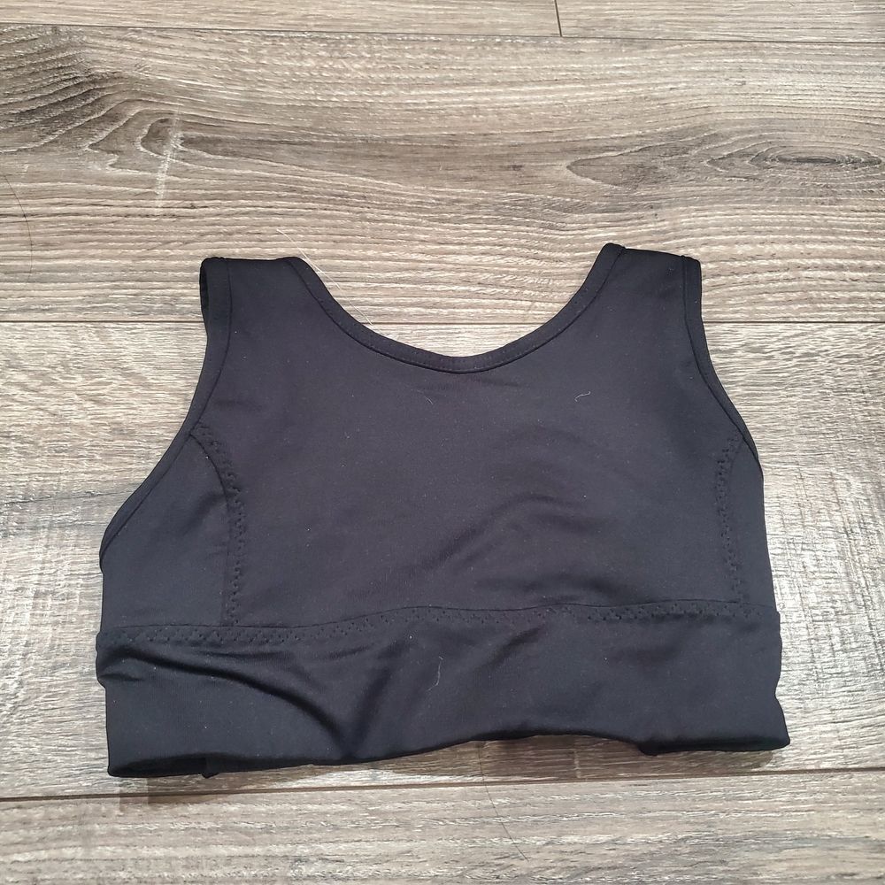 Girls Athletic Works Sports Bra Size 10 (28) Black Sports Top